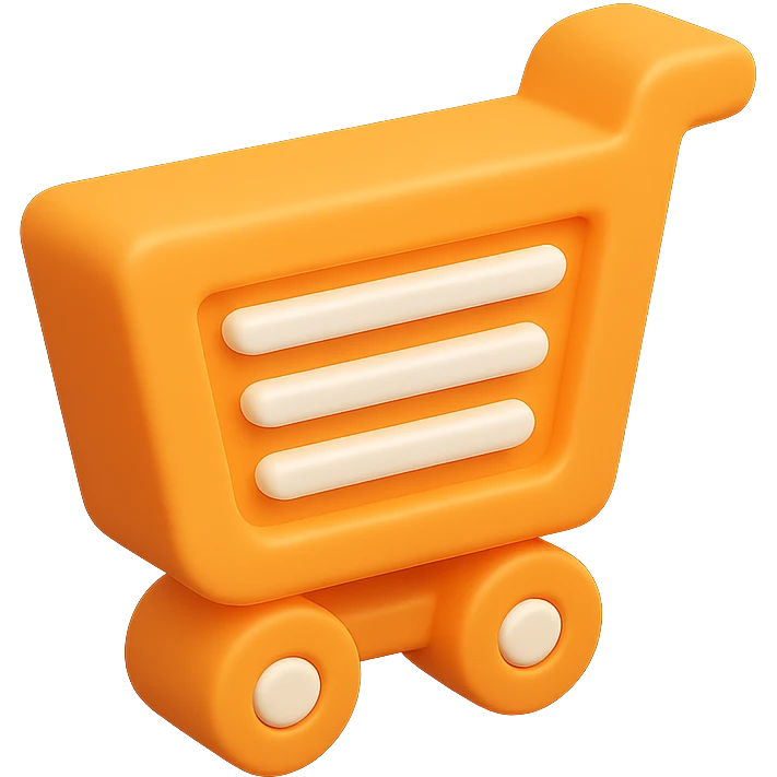 shopping cart emoji