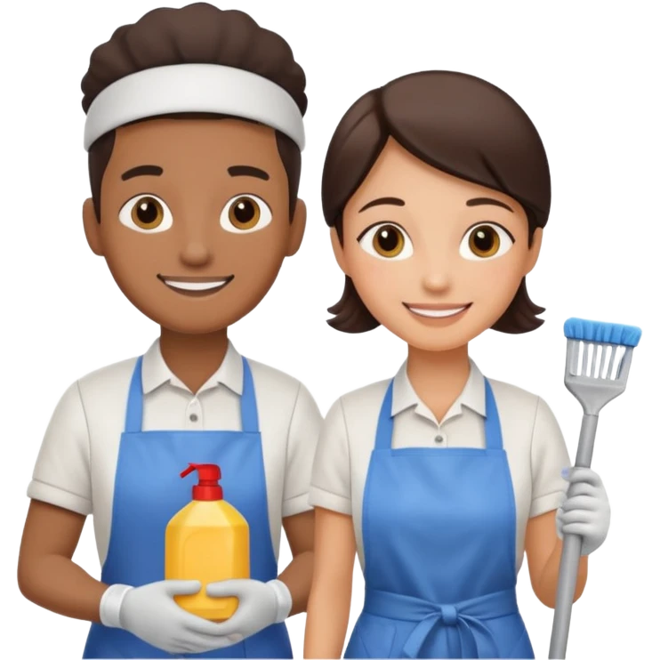 Housekeeper Couple emoji