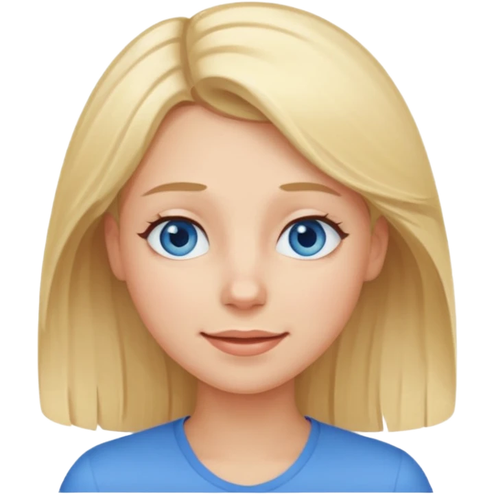 I am a women, tired and Happy at the Same time. Blond, petite with blue eyes  emoji