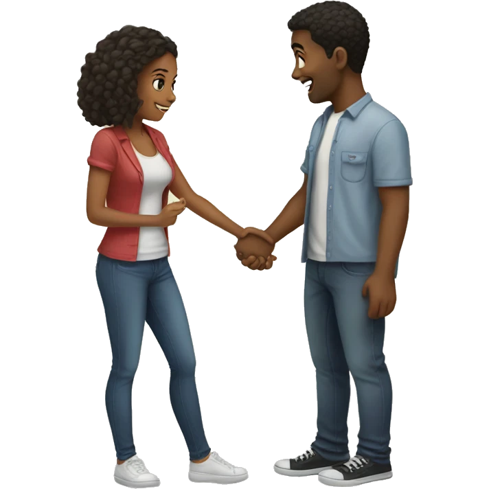 Picking up girlfriend emoji