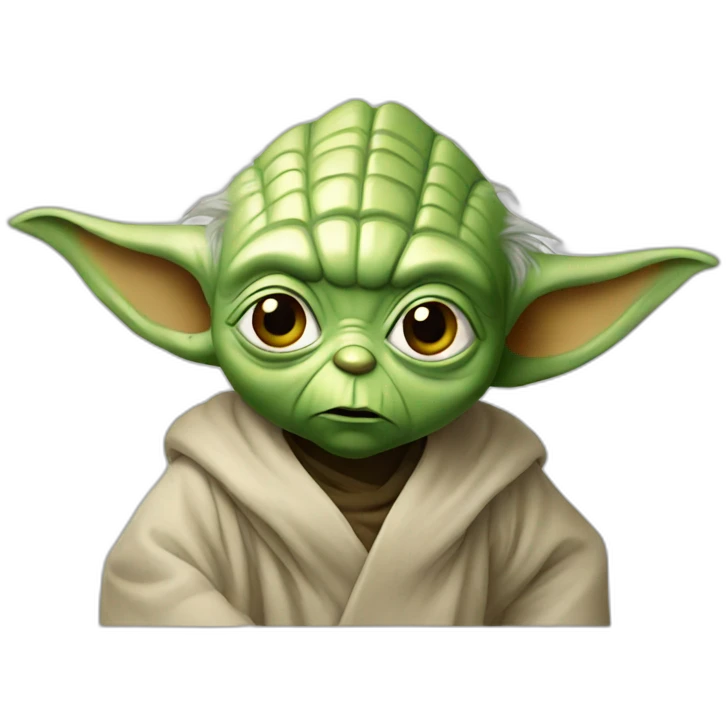 Yoda confused emoji