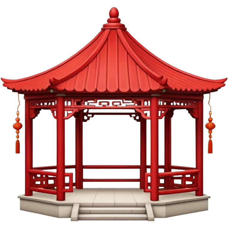Tiny ornate Chinese gazebo emoji