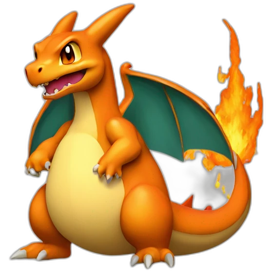 Charizard claude monet style emoji