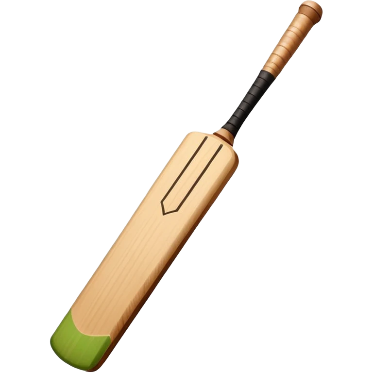Cricket bat emoji
