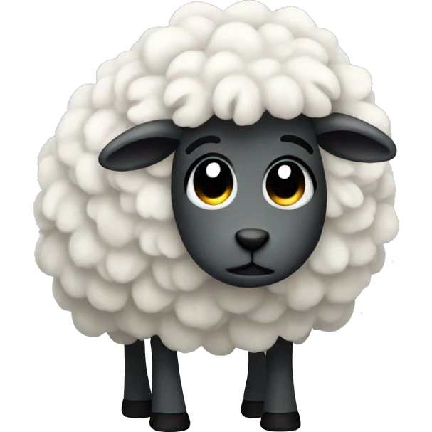 sheep with emo hair, shaking hair emoji