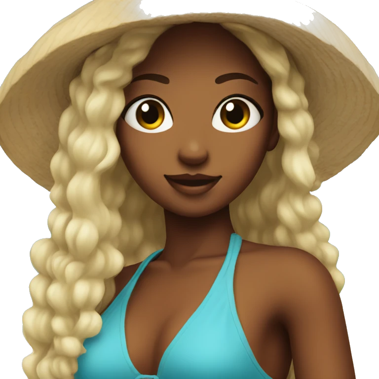 beach girl emoji