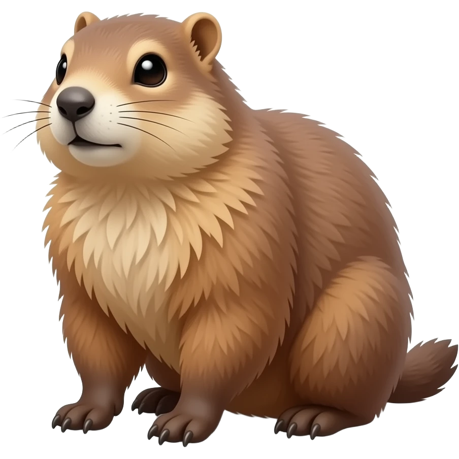 Marmot and strawberry emoji