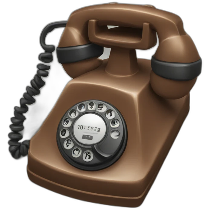 hand crank telephone emoji