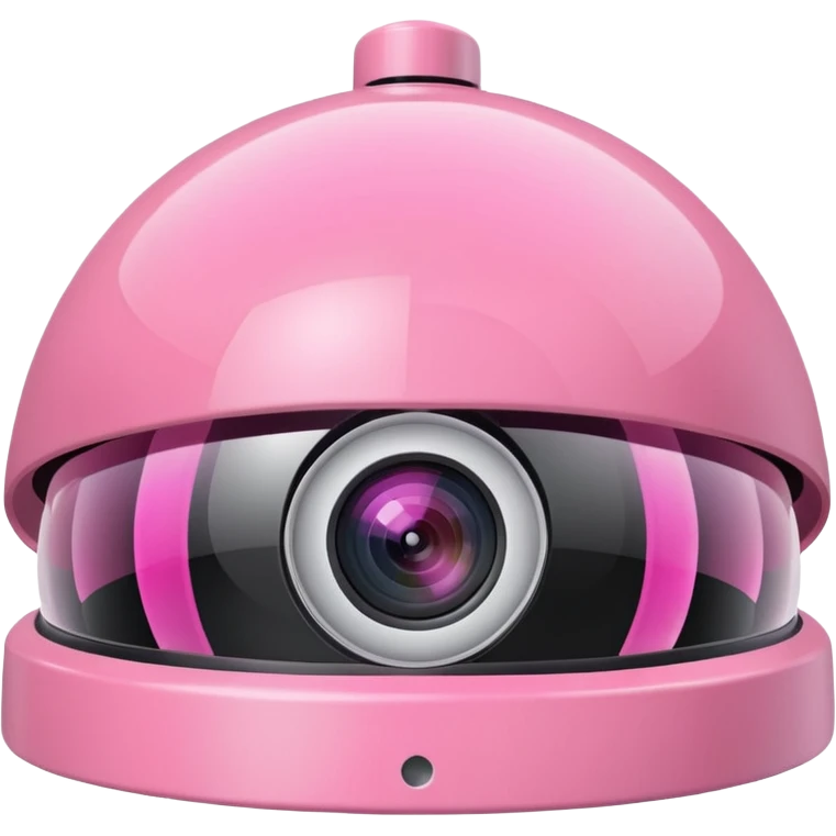 Security Camera pink  emoji