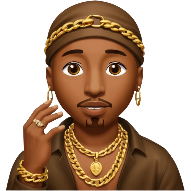 tupac qui chante emoji