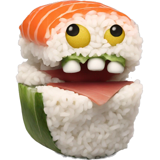Sushi monster  emoji