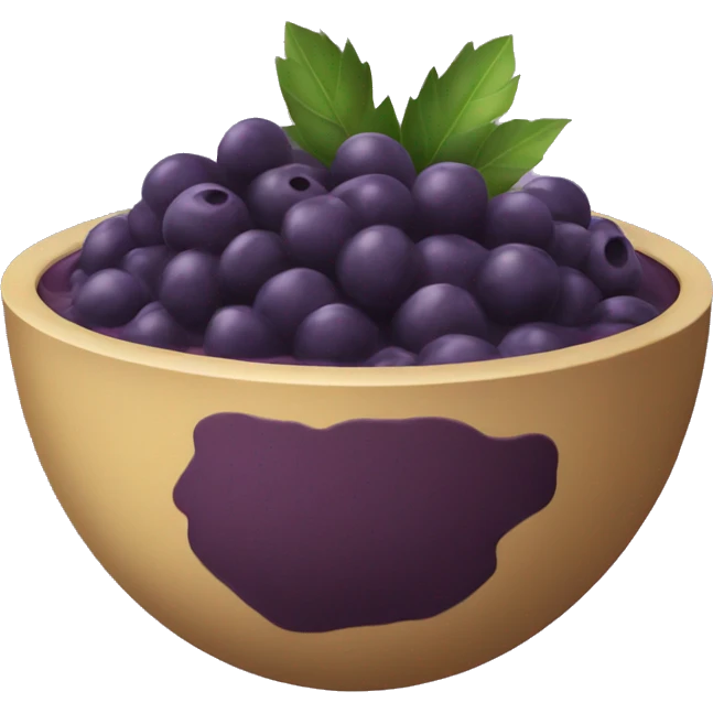 Acai bowl emoji