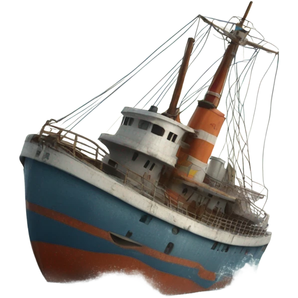 Sinking ship emoji