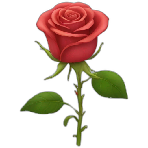 Rose emoji