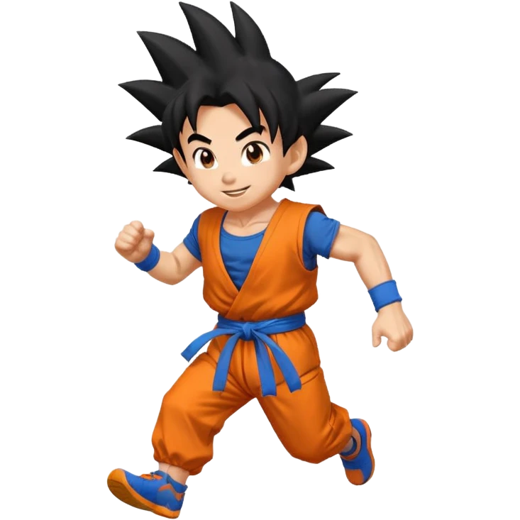 Goku 🐍🐉 run 😀🤣 emoji