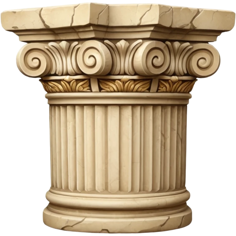 Stone column capital emoji