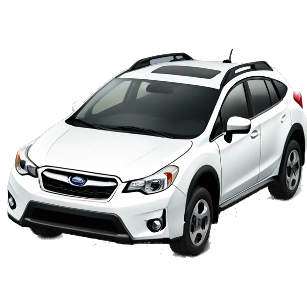 white Subaru XV  emoji