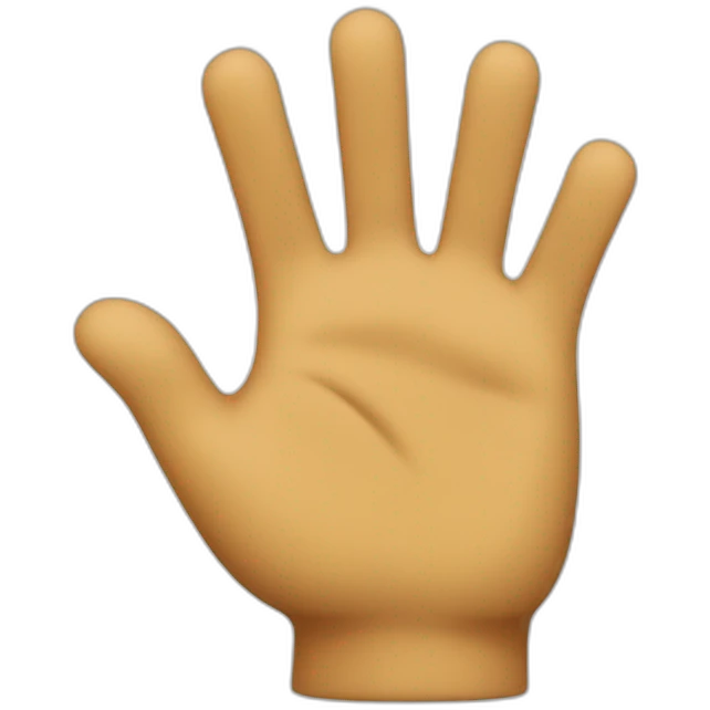 Sesame street waving gesture emoji