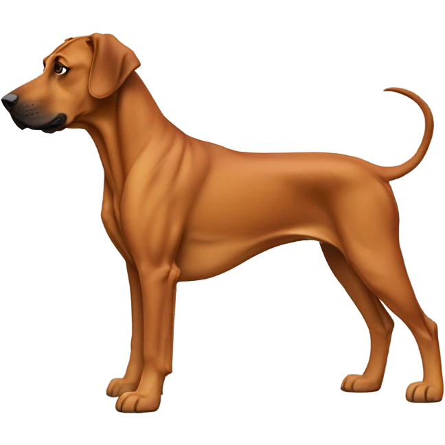 Rhodesian ridjeback dog emoji
