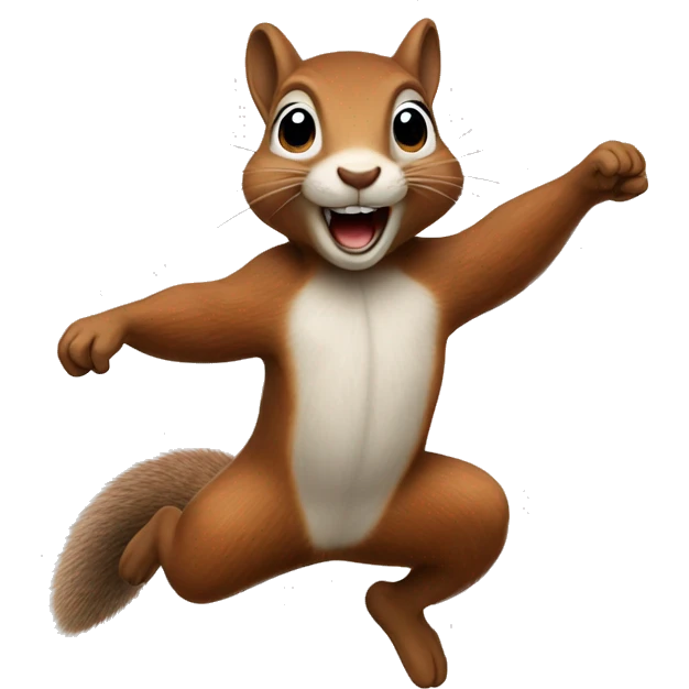 jumping squirrel emoji