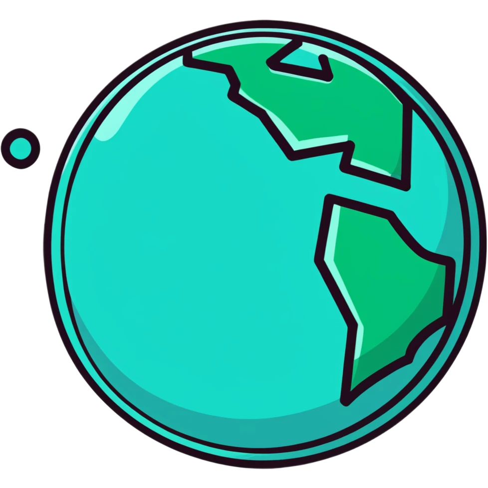 cartoonish globe sweating with high temperature emoji