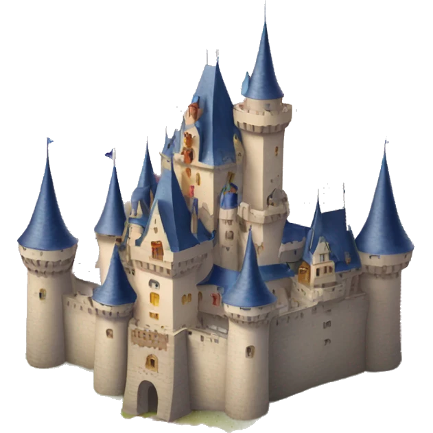 French fairytale castle  emoji