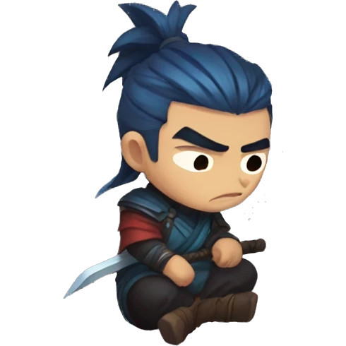 sad yasuo from league of legends emoji
