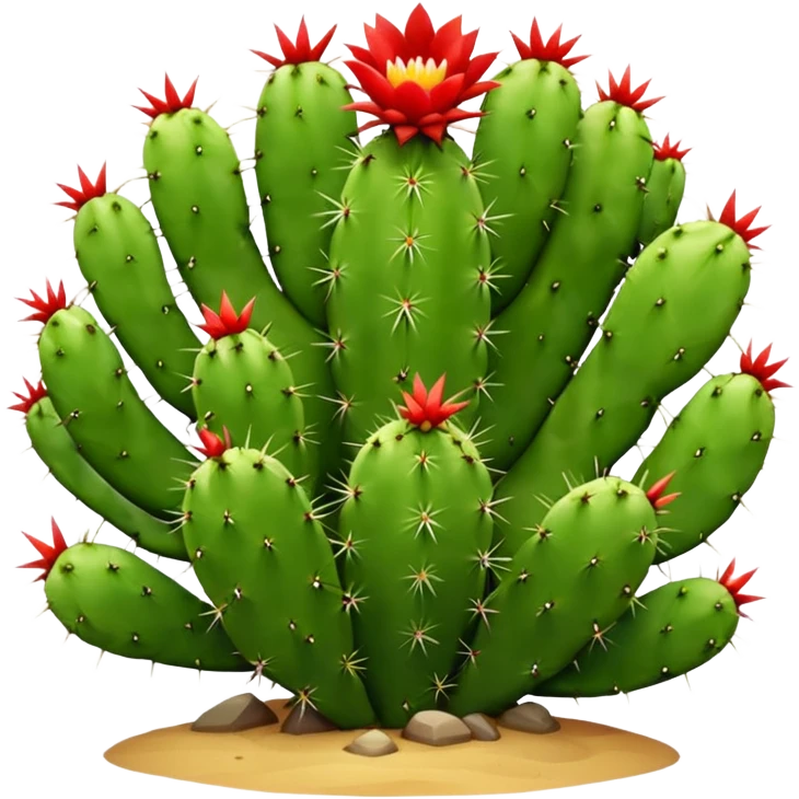 Chicken cactus emoji