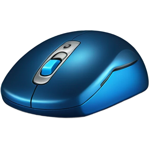 dark azure computer mouse emoji