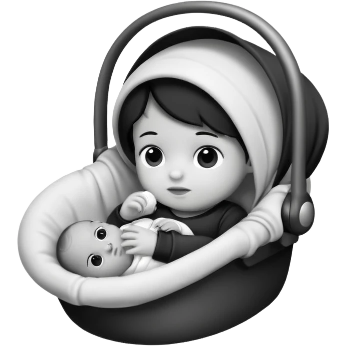 Newborn B&W Photoshoot emoji
