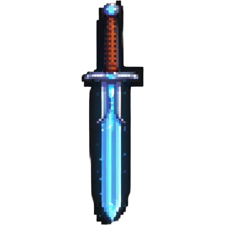 Glowing sword emoji
