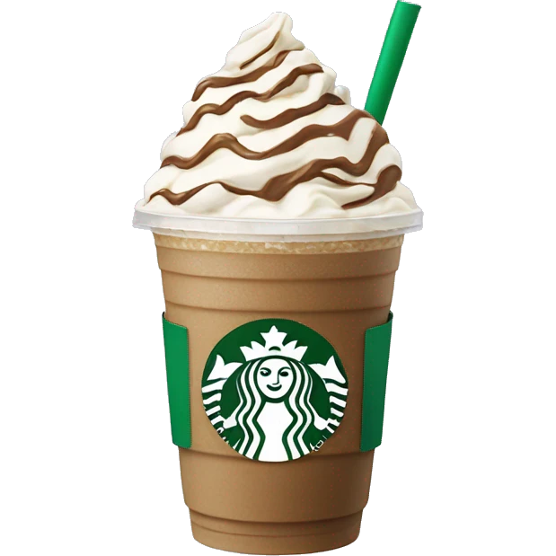 Starbucks Frappuccino ￼ emoji
