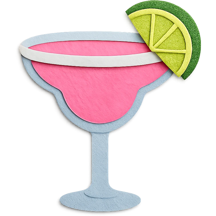 pink margarita emoji