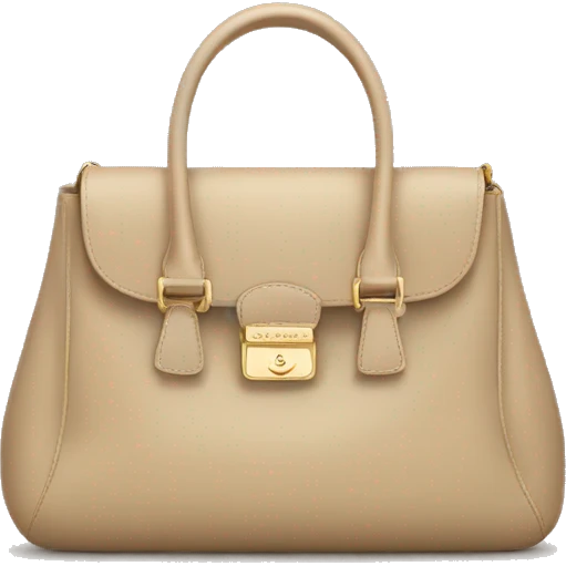 Prada beige bag emoji