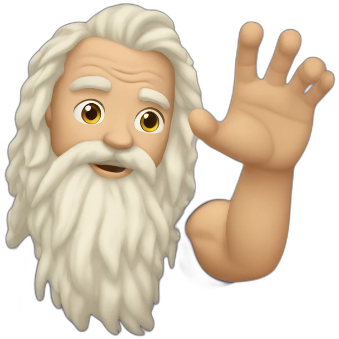 Парен с мечом в руках emoji