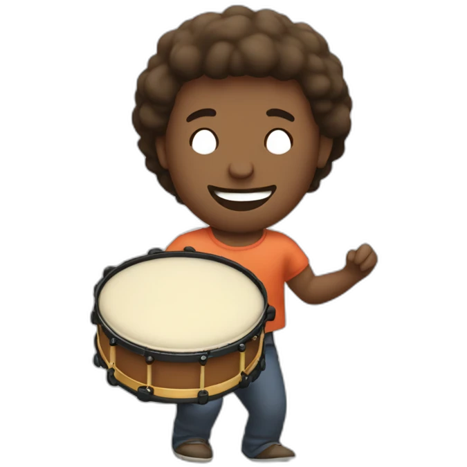 tambourine man emoji