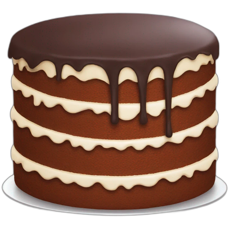 Chocolate cake emoji