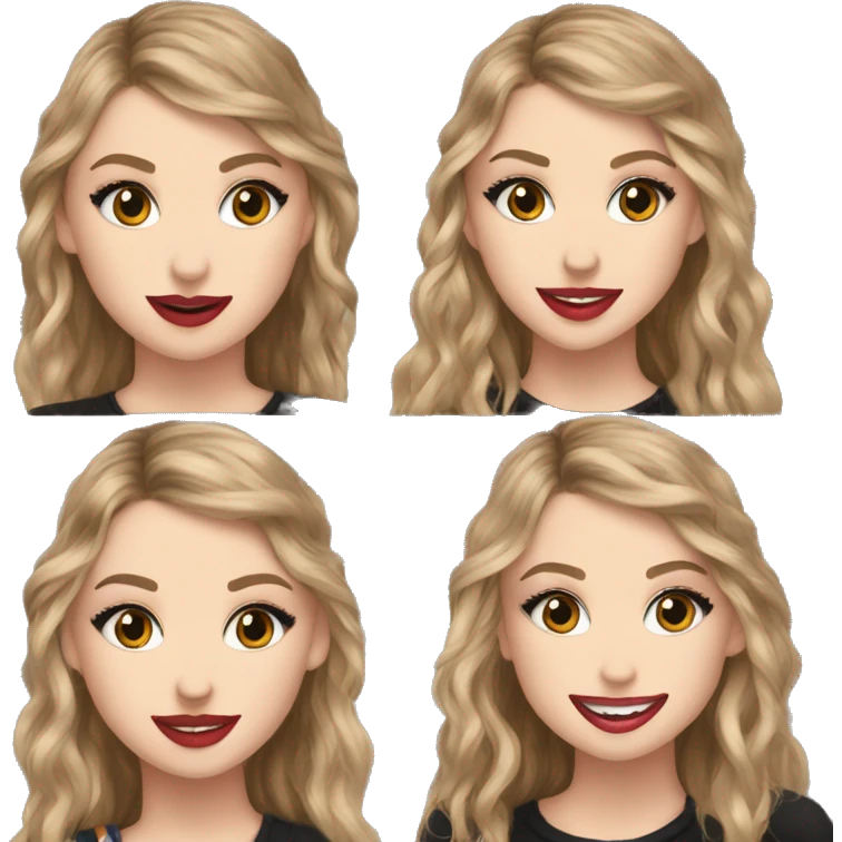taylor swift with sabrina carpenter emoji