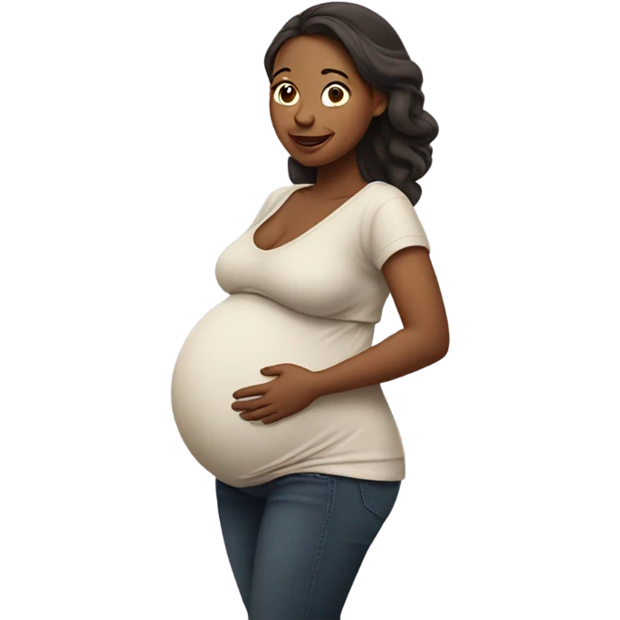 Pregnant woman emoji