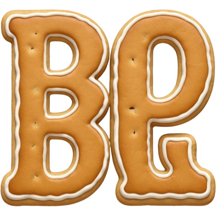 letter cookies emoji