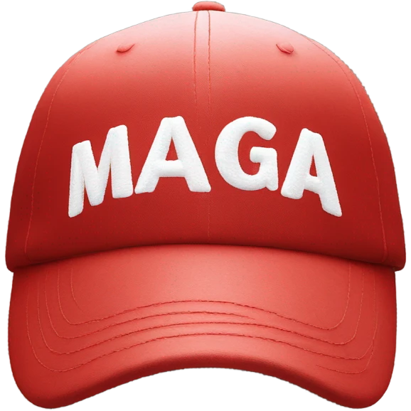 MAGA baseball cap emoji