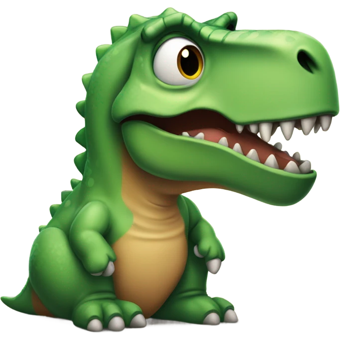 unhappy trex emoji