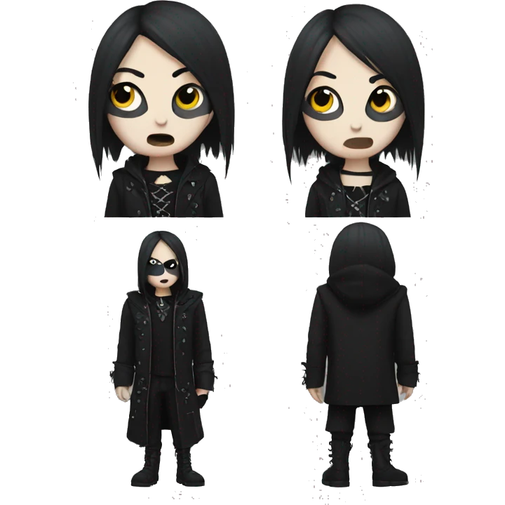 goth  emoji