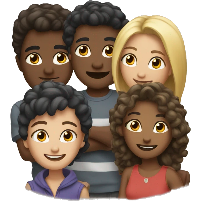 A group of friends emoji