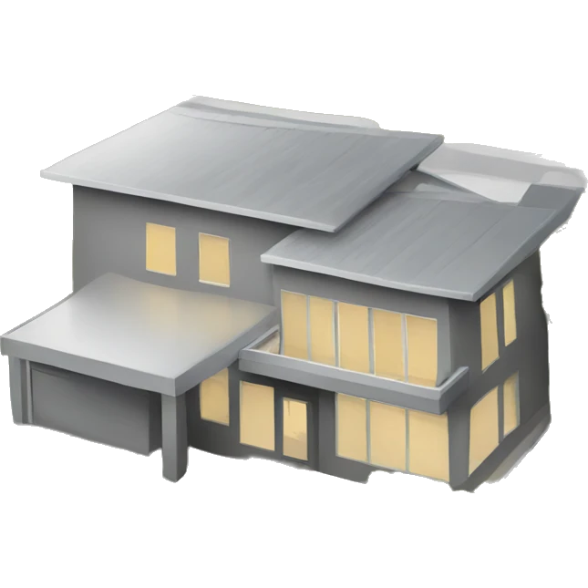 modern house emoji