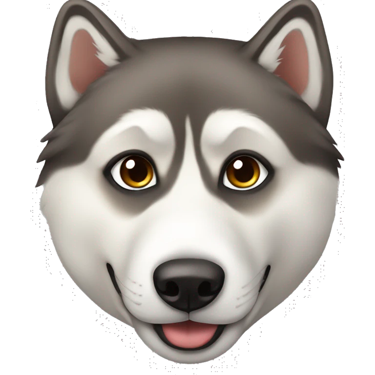 Husky siberiano amarillo y marrón  emoji