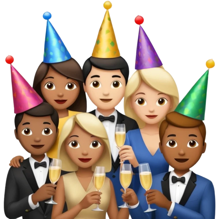 Red group peoples party emoji