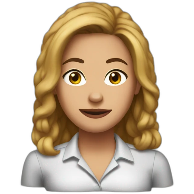 Pam from the TV series The Office emoji