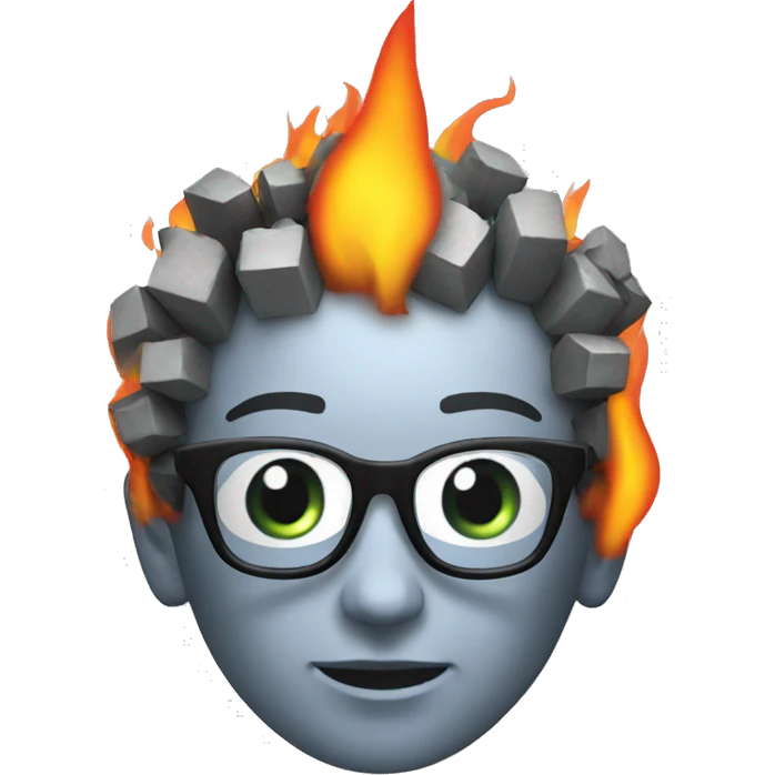 AI tech on fire emoji