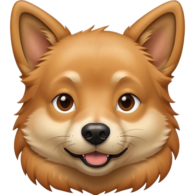 Elon musk as a dog emoji